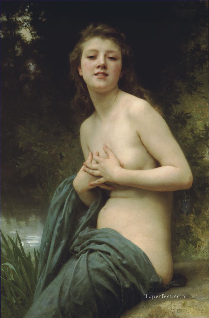La brie du printemps Realismo William Adolphe Bouguereau Pintura al óleo